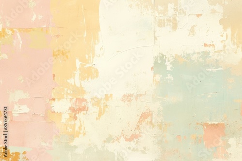 Abstract Wall Texture with Pastel Hues