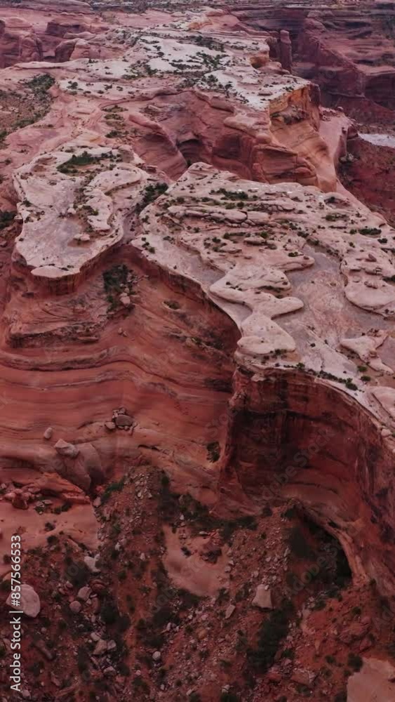 Bryce Canyon located in southwestern Utah in the United States. Amazing rock formations shot from drone. Vertical video Bryce Canyon located in southwestern Utah in the United States. Amazing rock formations shot from drone. Vertical video