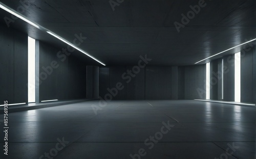 empty room with a window