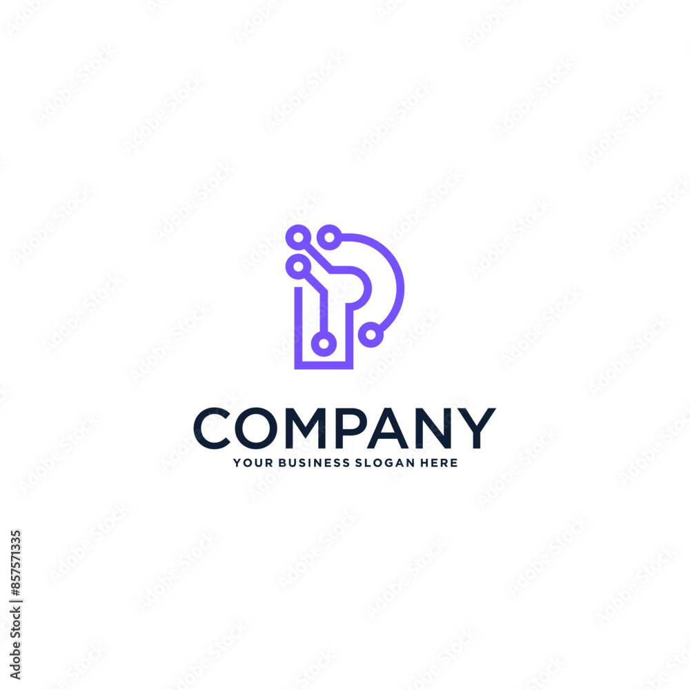 technology logo design technology logo design