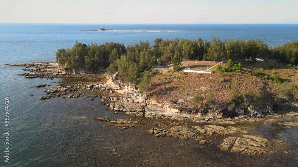 The landscape at the Tip of Borneo, northernmost point of the island. The landscape at the Tip of Borneo, northernmost point of the island.