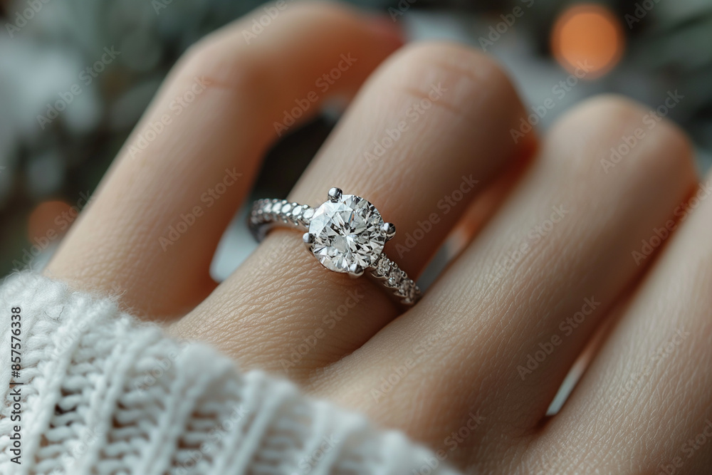 ダイヤモンドの婚約指輪 ダイヤモンドの婚約指輪