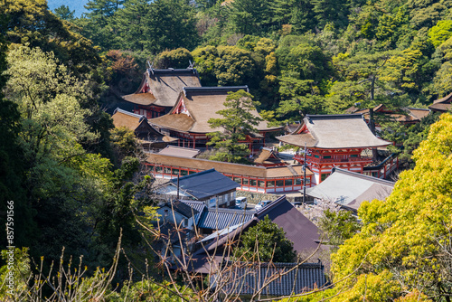 島根県出雲市にある日御碕神社の風景
