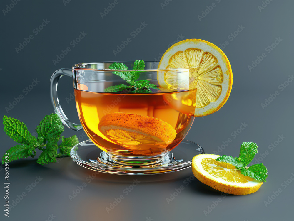 Refreshing Herbal Tea with Lemon and Mint A Cup of Aromatic Relaxation with Fresh Citrus Slices and Fragrant Mint Leaves, Perfect for Health and Wellness Enthusiasts, Tea Lovers, and Relaxation Refreshing Herbal Tea with Lemon and Mint A Cup of Aromatic Relaxation with Fresh Citrus Slices and Fragrant Mint Leaves, Perfect for Health and Wellness Enthusiasts, Tea Lovers, and Relaxation