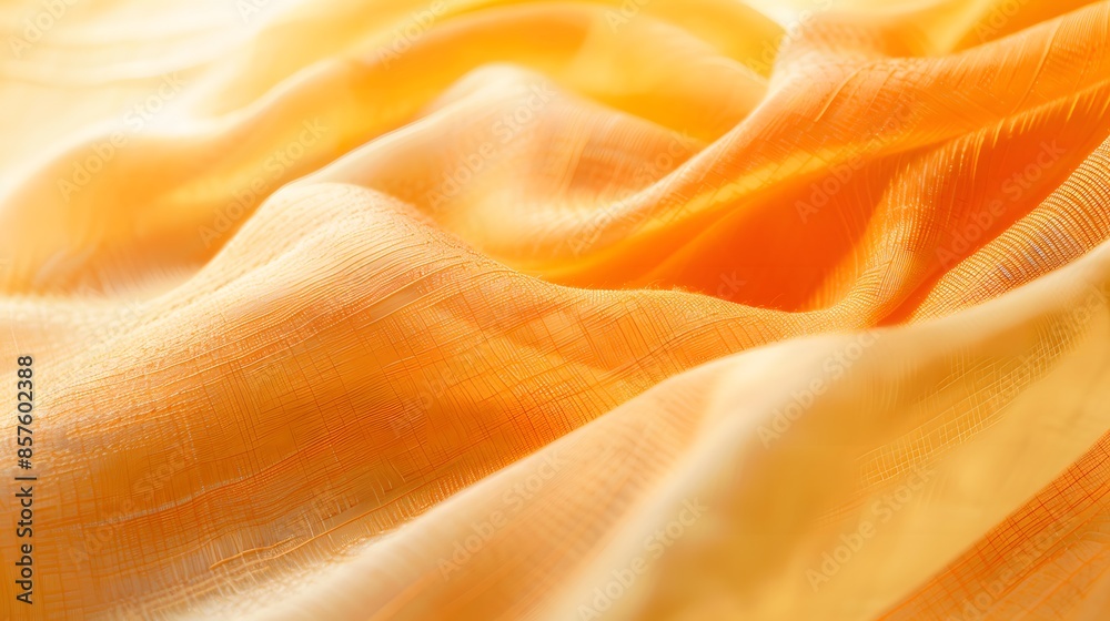 Orange thin fabric as an abstract background Orange thin fabric as an abstract background