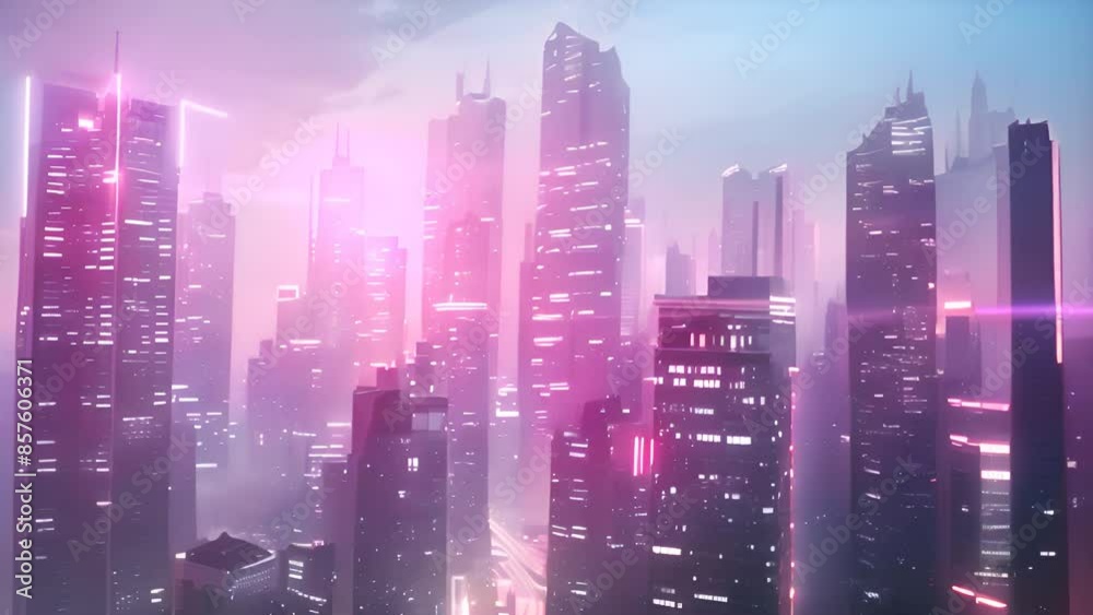 Futuristic Cyberpunk Cityscape at Dusk with Ai generated.
Futuristic Cyberpunk Cityscape at Dusk with Ai generated.