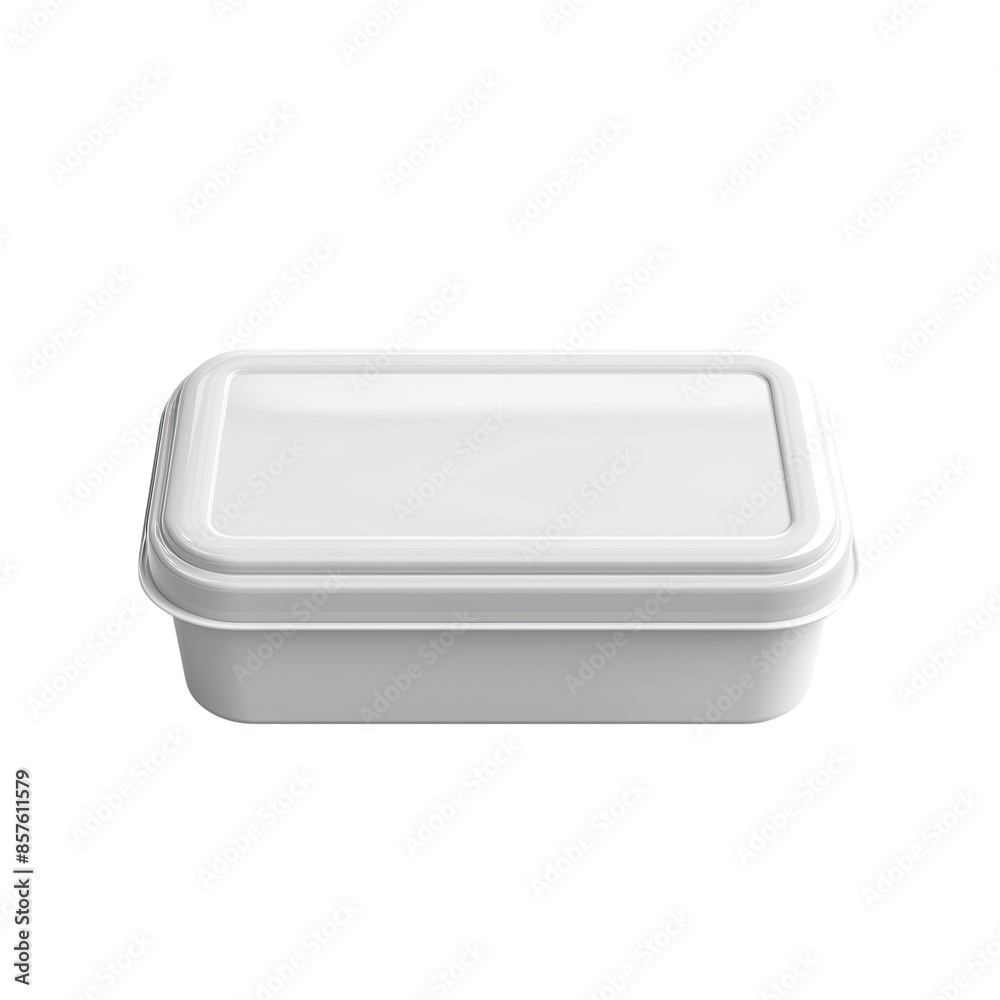 Disposable Rectangular Lunch Box Minimalist Style White | Isolated on Transparent & White Background | PNG File with Transparency Disposable Rectangular Lunch Box Minimalist Style White | Isolated on Transparent & White Background | PNG File with Transparency