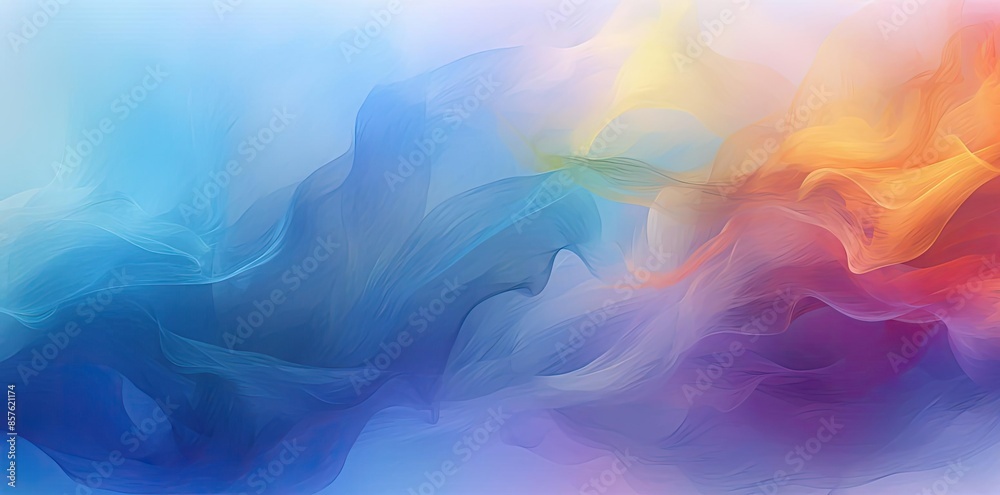 aura background with a lot of colored smoke