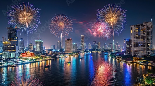 Fireworks Over the City