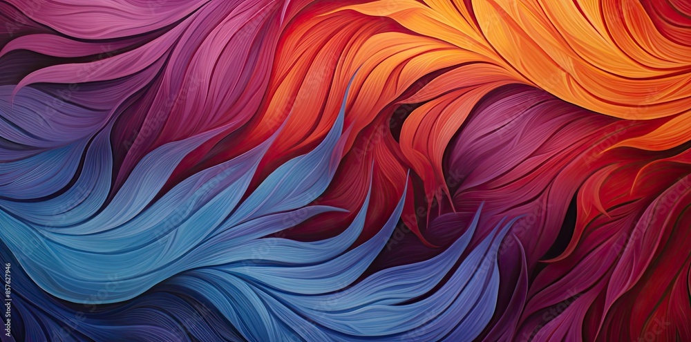 funky background with a lot of colorful shapes and lines