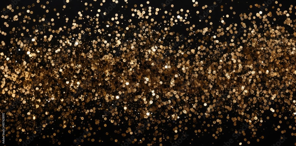 glitter on black background gold sparkles on a black background glitter on black background gold sparkles on a black background