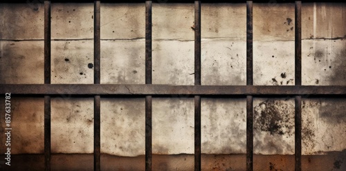 prison mugshot background with bars and bars on the wall photo
