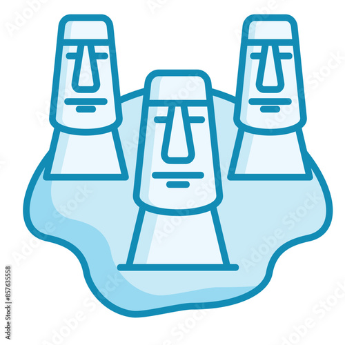 Moai Statues Icon