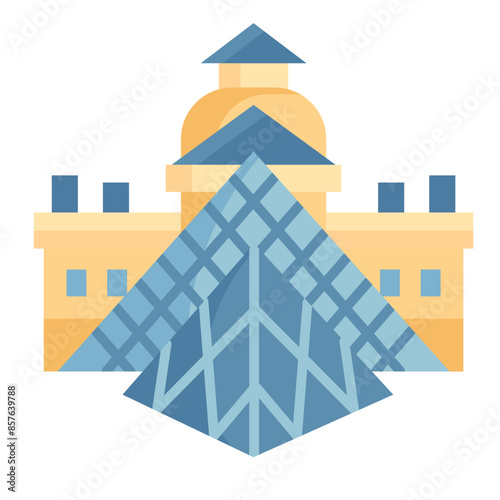 Louvre Museum Icon