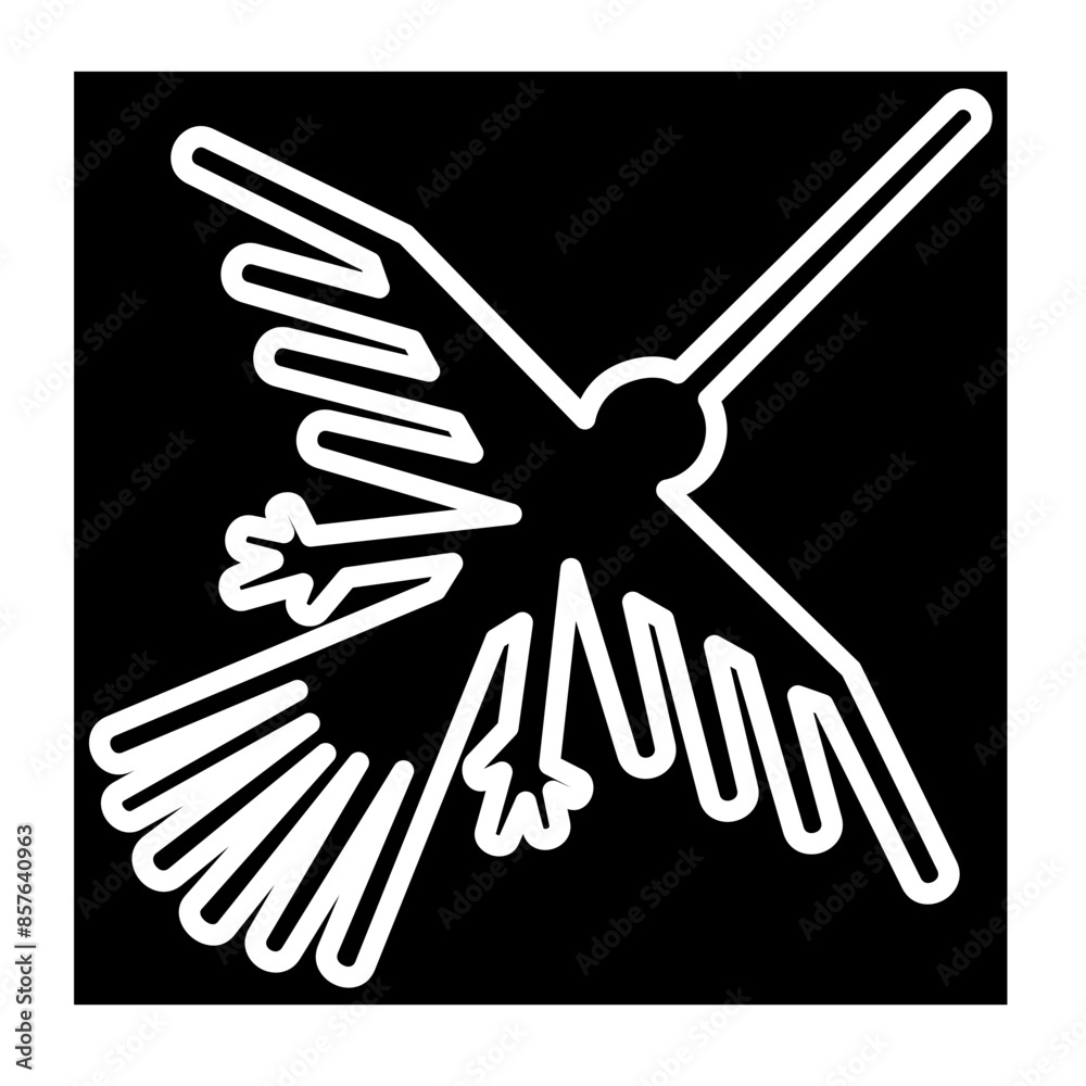 Fototapeta premium Nazca Lines Icon