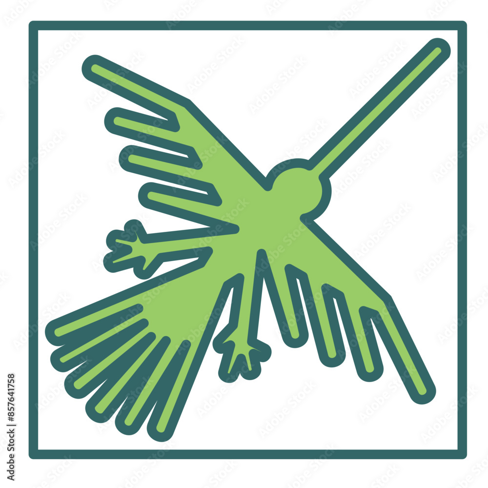 Obraz premium Nazca Lines Icon