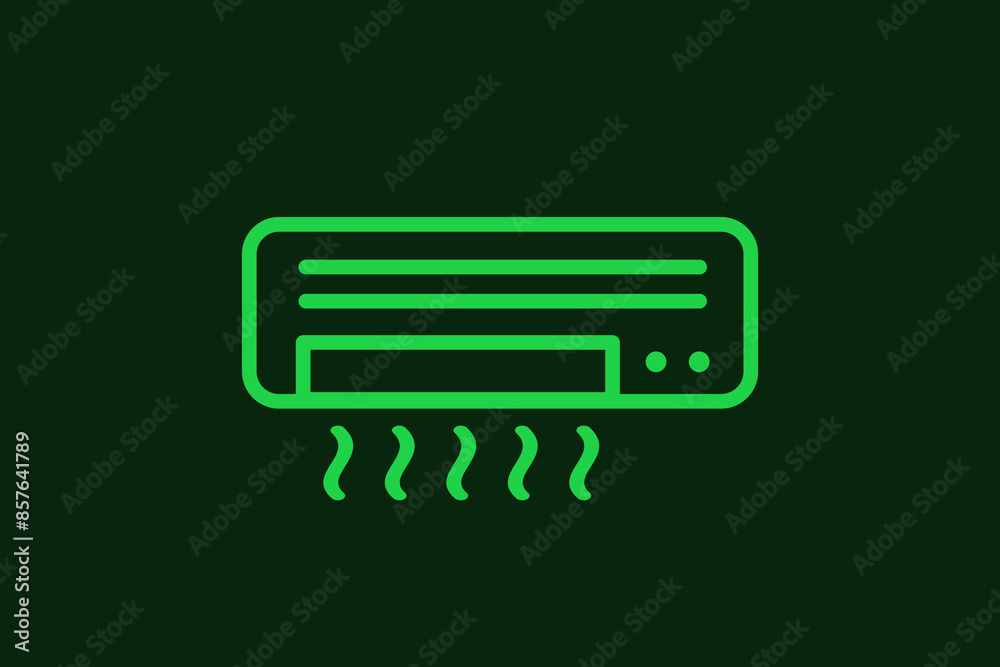 air condition fan in flat style design. Vector illustration. air condition fan in flat style design. Vector illustration.