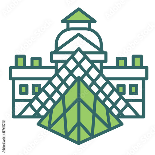 Louvre Museum Icon