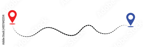 Map and location symbols set. Mapping icon collection. Geolocation map path distance. GPS cartography position. Pinpoint, map search, route, navigator 