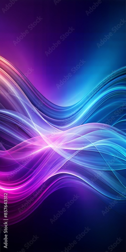 Abstract digital waves in purple and blue creating a dynamic flow, with copy space, with empty space, Abstract digital waves in purple and blue creating a dynamic flow, with copy space, with empty space,