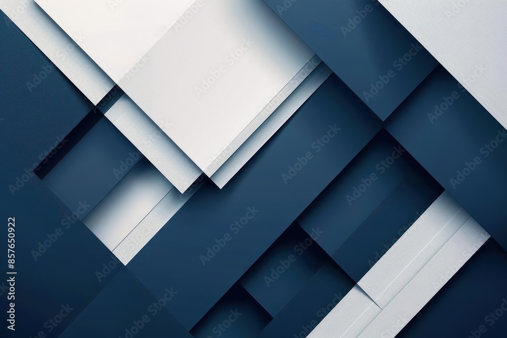abstract white geometric shapes and layers on dark blue navy background elegant and posh design for website or business concept illustration abstract white geometric shapes and layers on dark blue navy background elegant and posh design for website or business concept illustration
