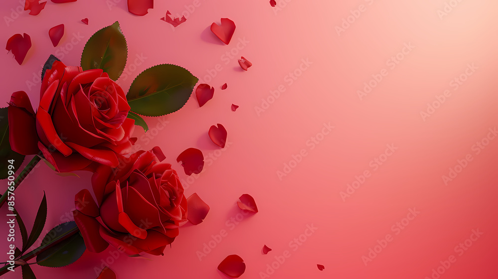 Red roses decorative background Red roses decorative background