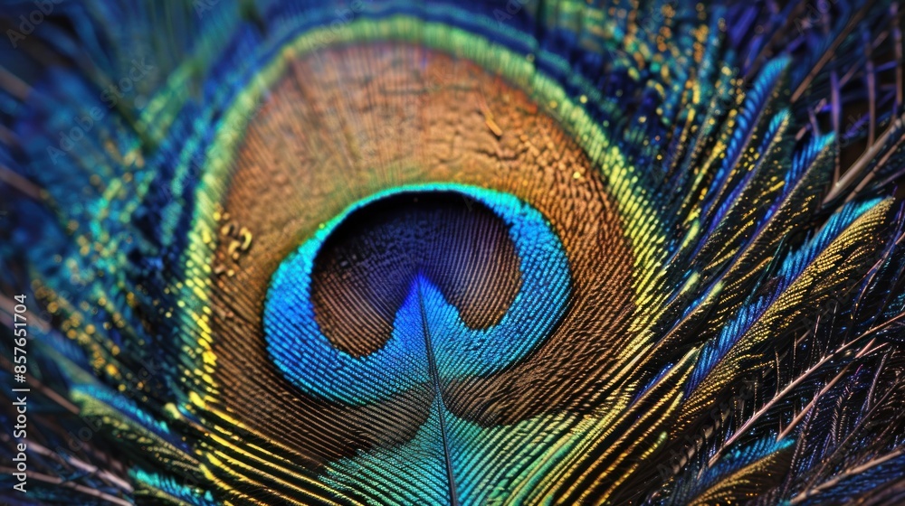 Obraz premium Peacock Feather