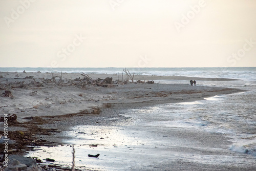 Hokitika Beach - New Zealand photo