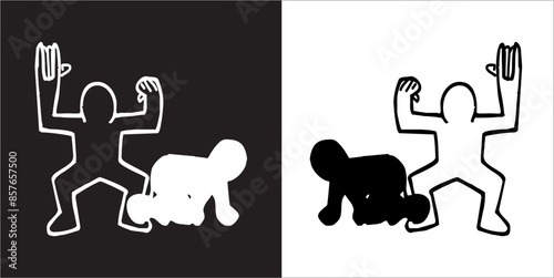  IIlustration Vector graphics of Bitsbats icon