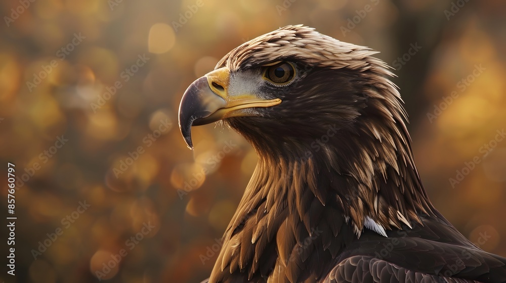 Obraz premium Bald eagle front. 