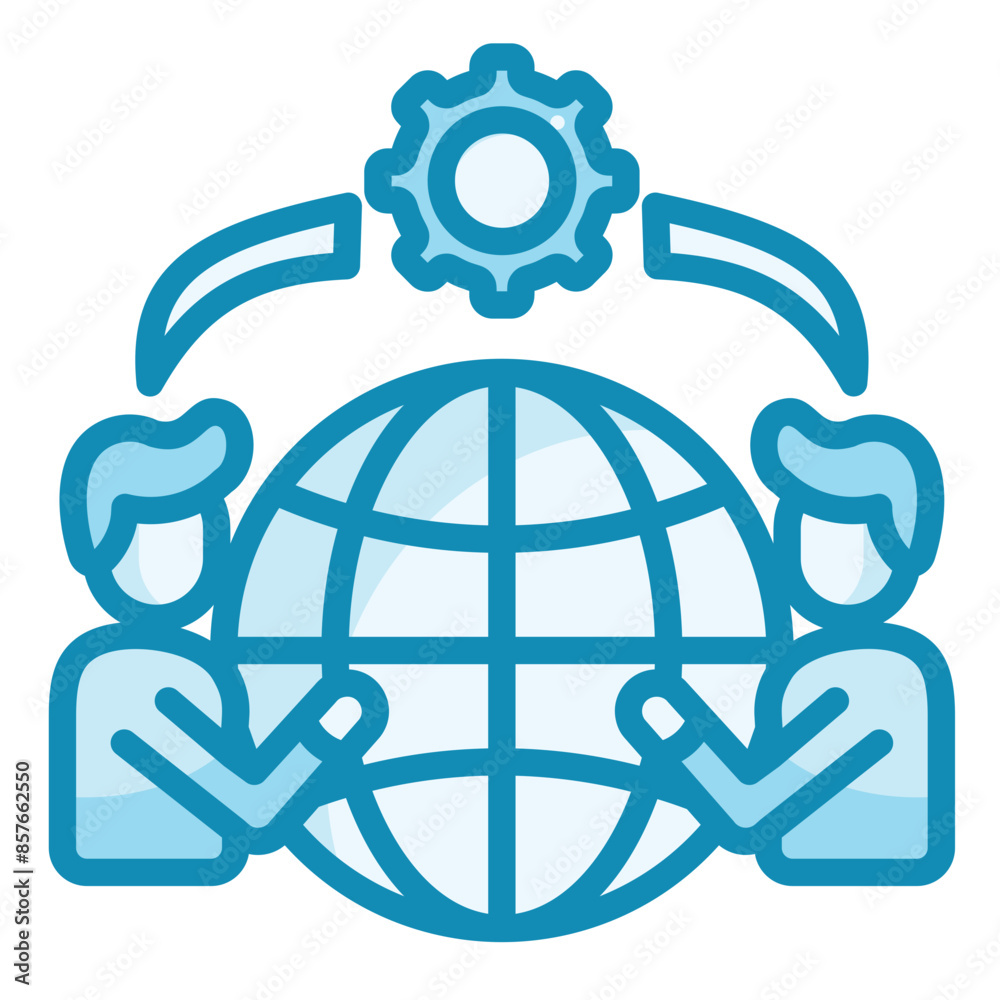 Outsourcing Task Icon Outsourcing Task Icon