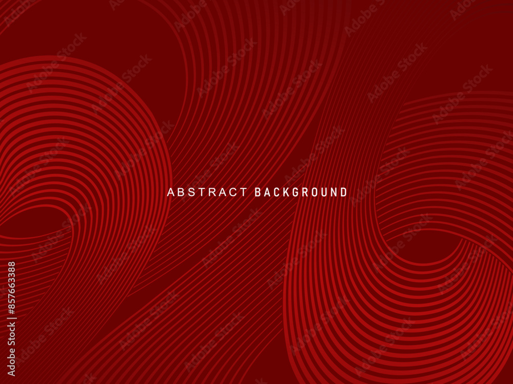 Abstract red glowing geometric lines on dark red background. Modern shiny red circle lines pattern. Futuristic technology concept, perfect for covers, posters, banners, brochures, websites, etc. Abstract red glowing geometric lines on dark red background. Modern shiny red circle lines pattern. Futuristic technology concept, perfect for covers, posters, banners, brochures, websites, etc.