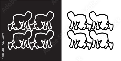  IIlustration Vector graphics of Bitsbats icon