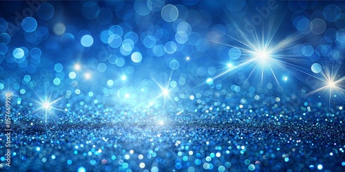 Blue sparkle glitter abstract background. Abstract blue sparkle glitter background. 