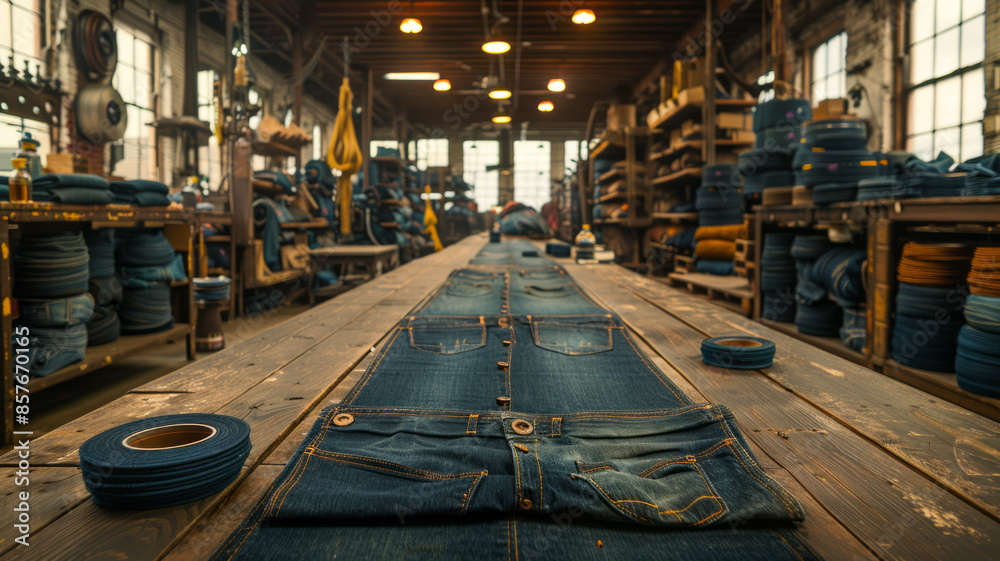Inside the factory that makes denimhigh quality.generative ai Inside the factory that makes denimhigh quality.generative ai