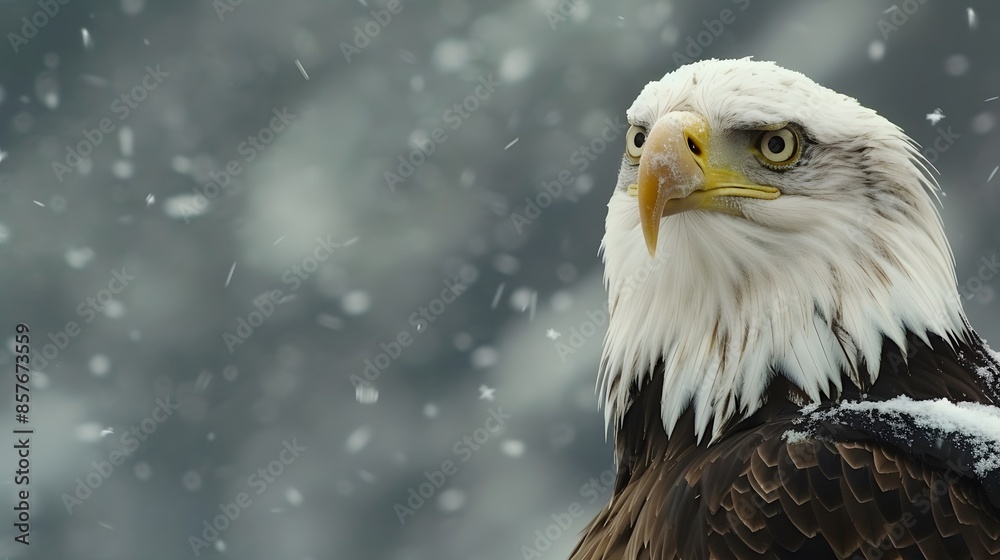 Bald eagle soaring over Alaska Bay near Homer. Bald eagle soaring over Alaska Bay near Homer.