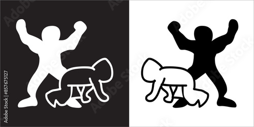  IIlustration Vector graphics of Bitsbats icon
