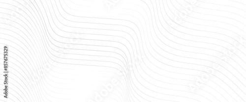 Obraz na płótnie Vector white minimal seamless wavy lines pattern abstract background. w salonie