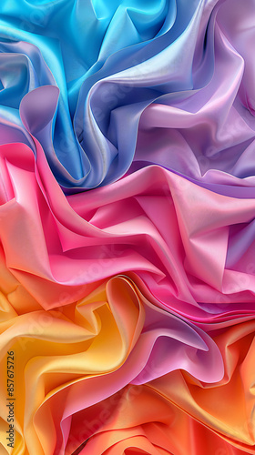 A vibrant abstract 3D background inspired by origami, featuring intricately folded paper structures in bold, contrasting colors, creating a striking visual effect 