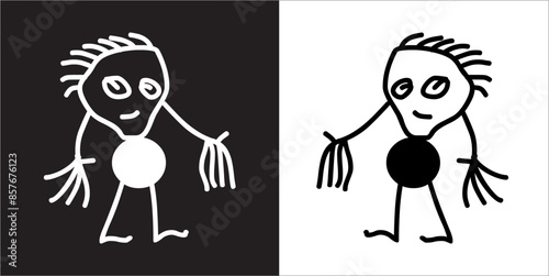  IIlustration Vector graphics of Bitsbats icon