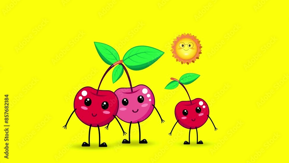 Cherry on a light background. Cherry on a light background.
