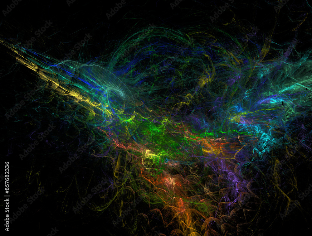 Fototapeta premium Imaginatory fractal abstract background Image