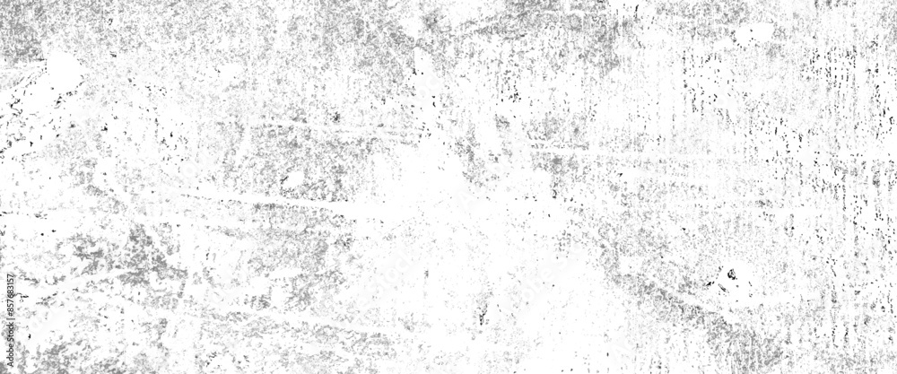 Vector wall distressed texture background, grunge concrete overlay texture.
