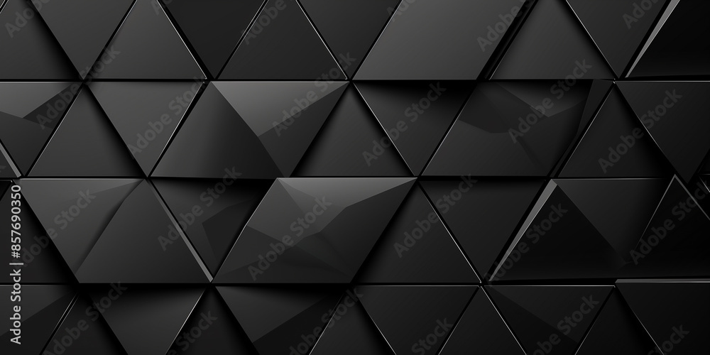 Schwarze geometrische Formen als Werbebanner Schwarze geometrische Formen als Werbebanner