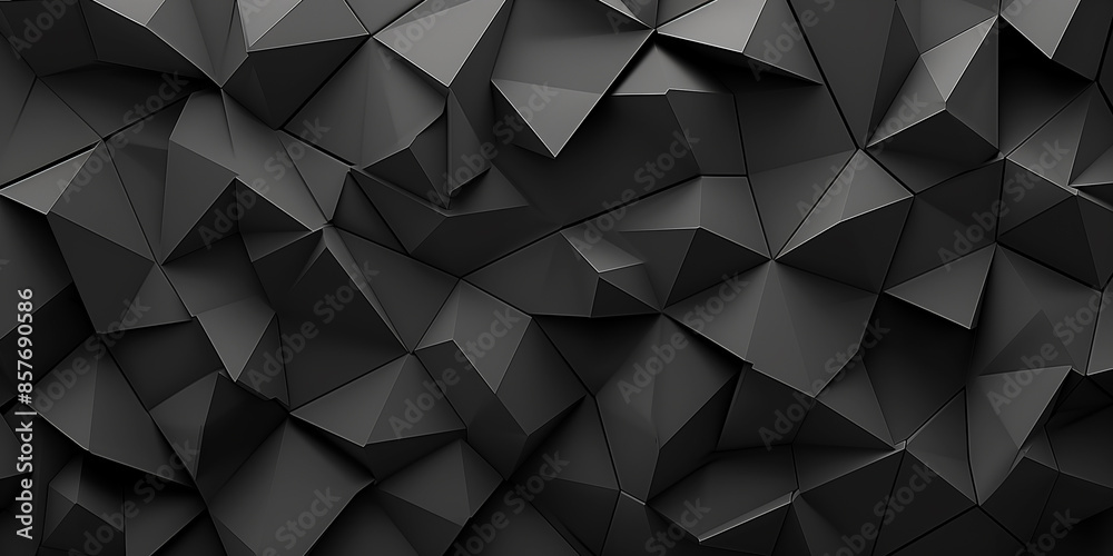 Schwarze geometrische Formen als Werbebanner Schwarze geometrische Formen als Werbebanner