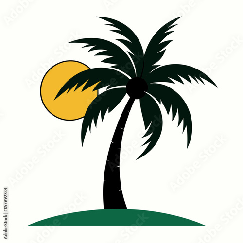 palm trees silhouette