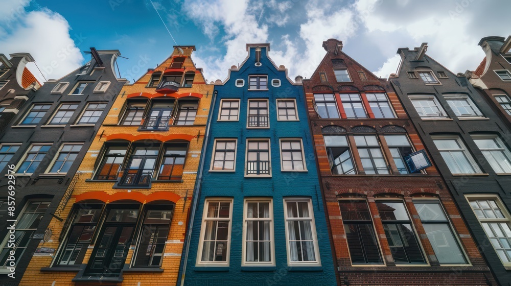 Fototapeta premium holland building style