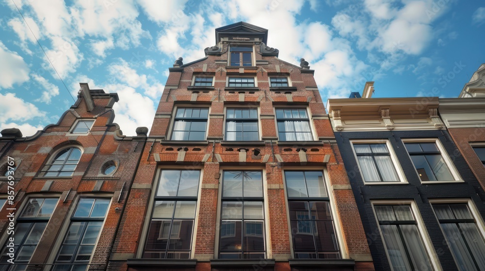 Fototapeta premium holland building style