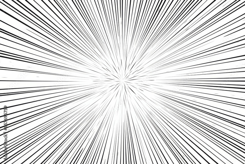 Fototapeta premium Serene sunburst radiating soft lines of light in abstract composition