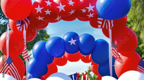 country flag balloons